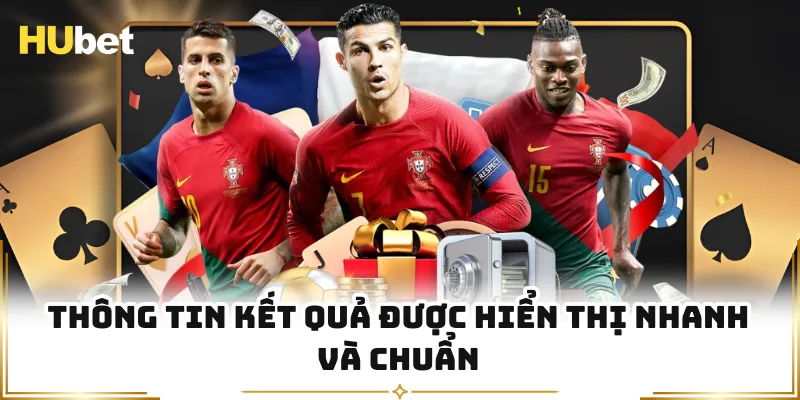 Thông tin kết quả được hiển thị nhanh và chuẩn
